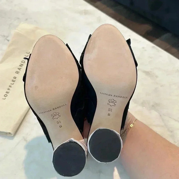 LOEFFLER RANDALL KAYA SUEDE/SEQUIN PUMP - Picture 7 of 16